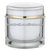 200ml Round Cosmetic Transparent Acrylic Jar Wholesale